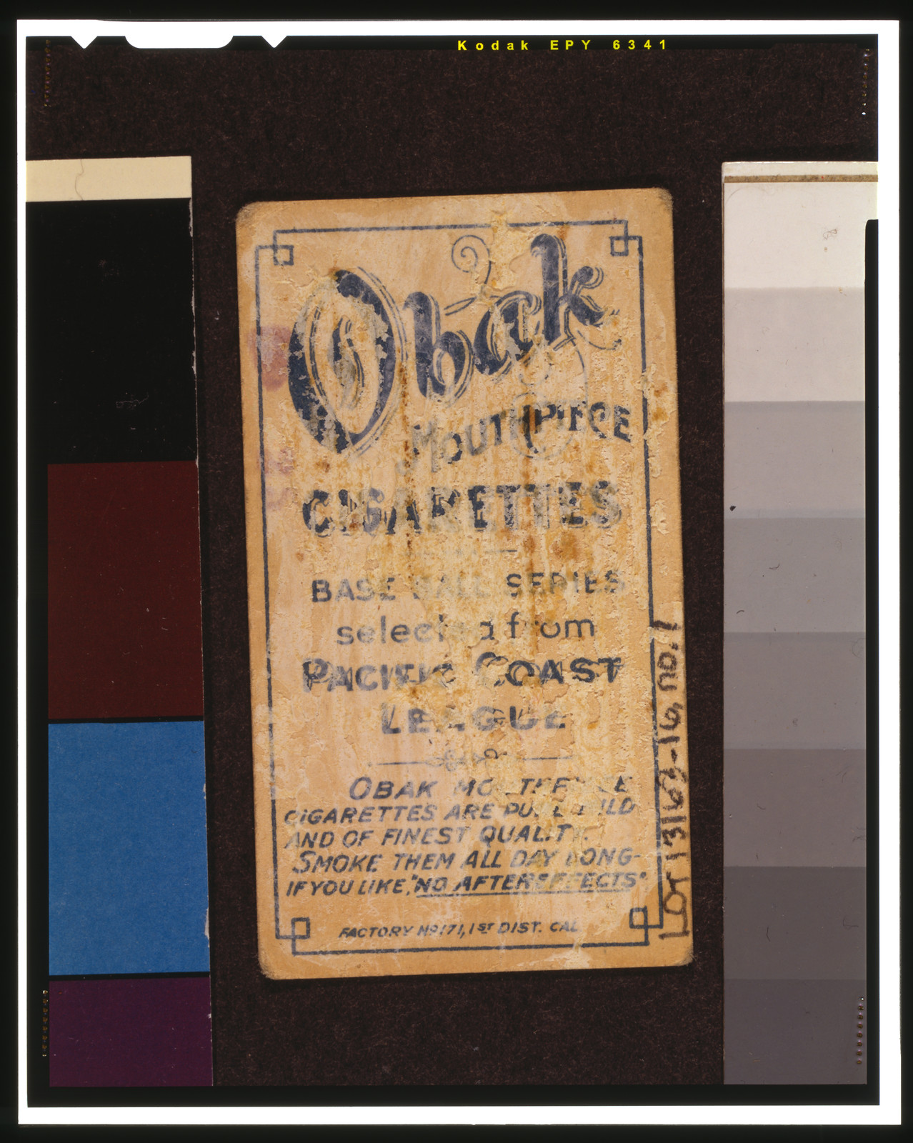Obak (T212), 1909 — antique lithograph