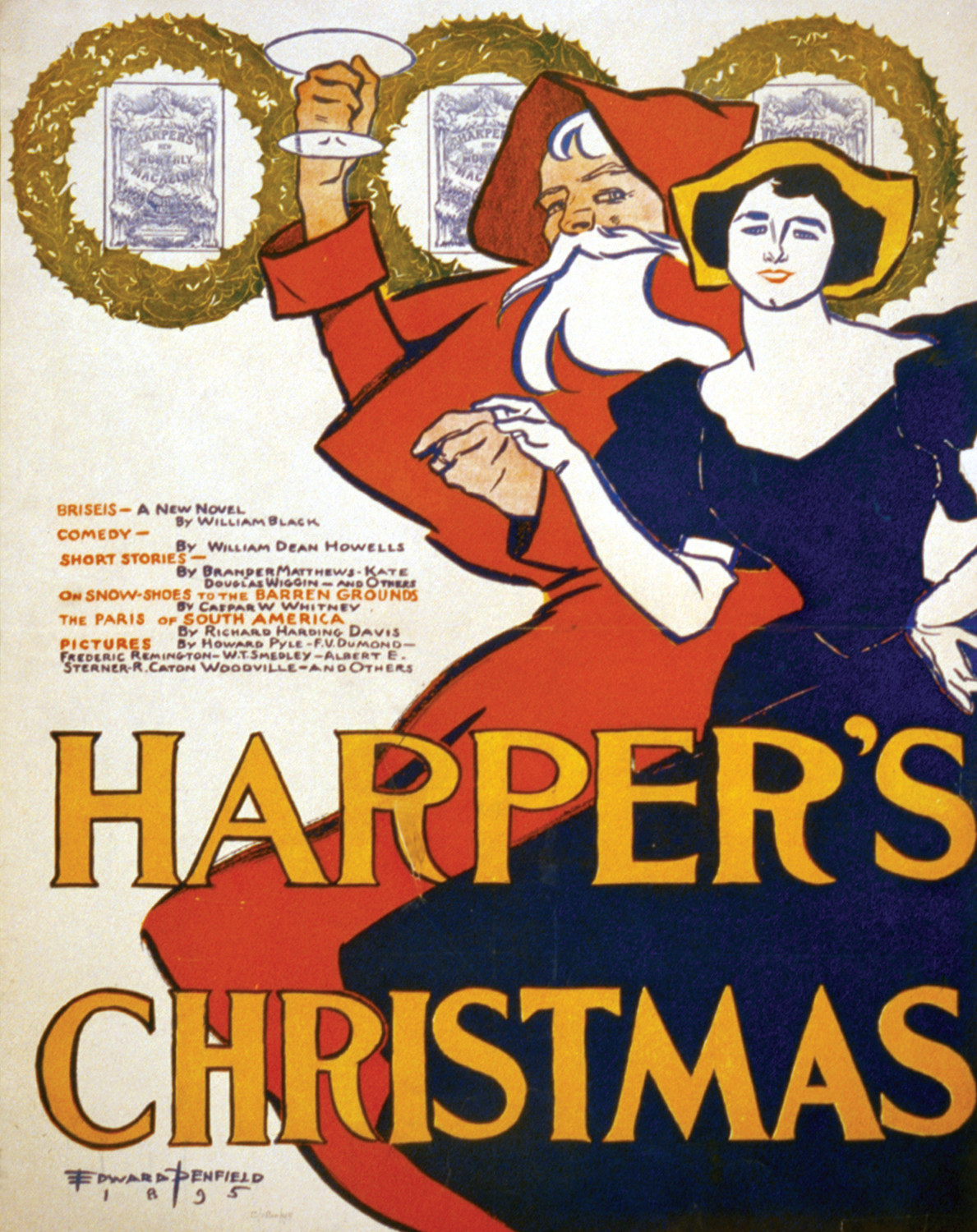 Harper's [for] Christmas, c. 1897 — vintage poster