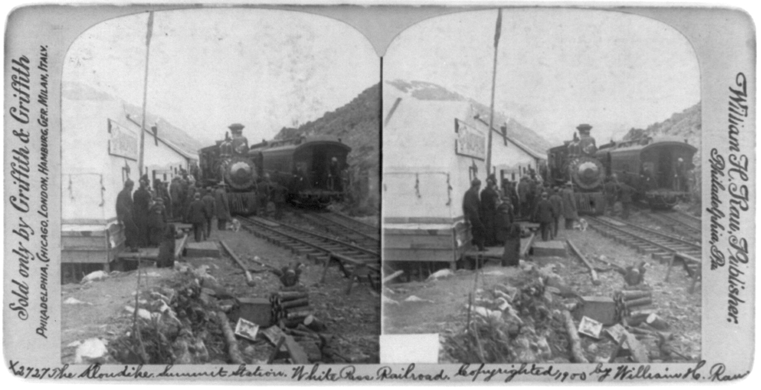 The Klondike: Summit Station - White Pass Railroad, c1900. — historic photograph