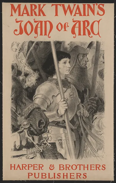 Mark Twain's Joan of Arc, Harper & Brothers Publishers poster