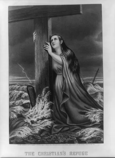 The Christian's refuge: Rock of ages, cleft for me, let me hide myself in thee. In my hand no price I bring, simply to the cross I cling.