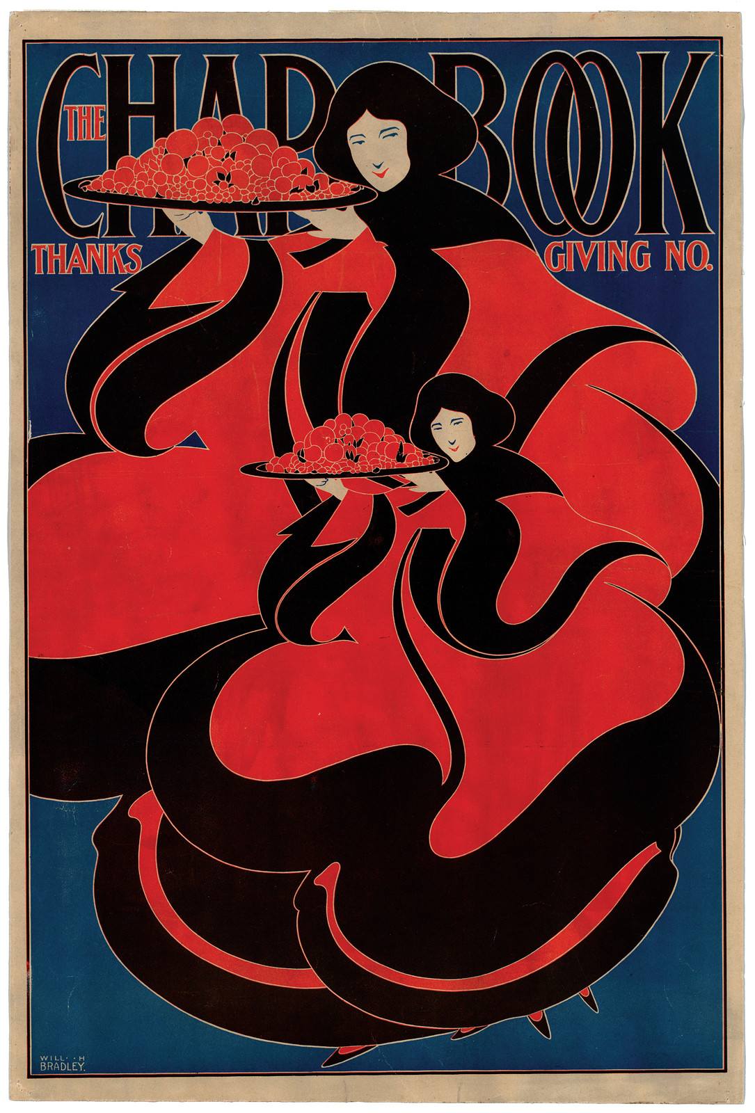 The Chap Book--Thanksgiving No. Will H. Bradley, c. 1895 — vintage poster