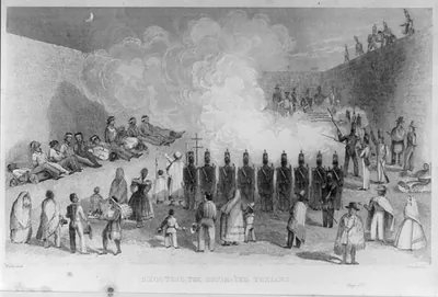 Shooting of the decimated Texians