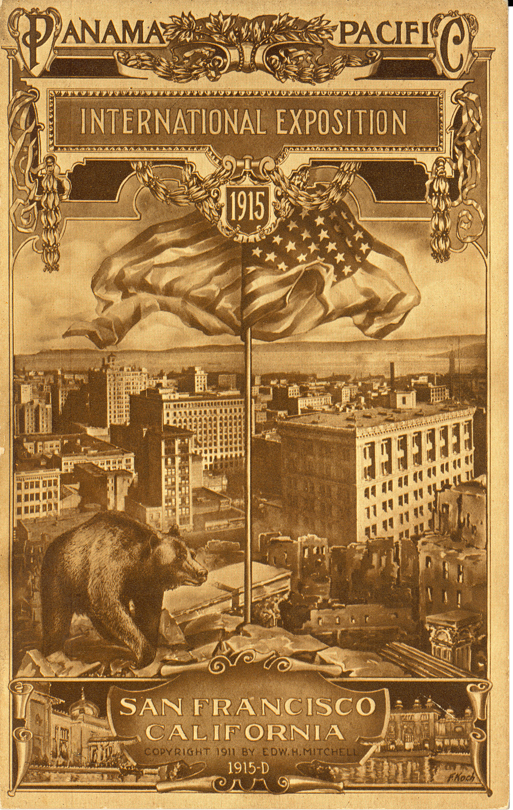 Panama Pacific International Exposition 1915 postcard, San Francisco, California — vintage postcard