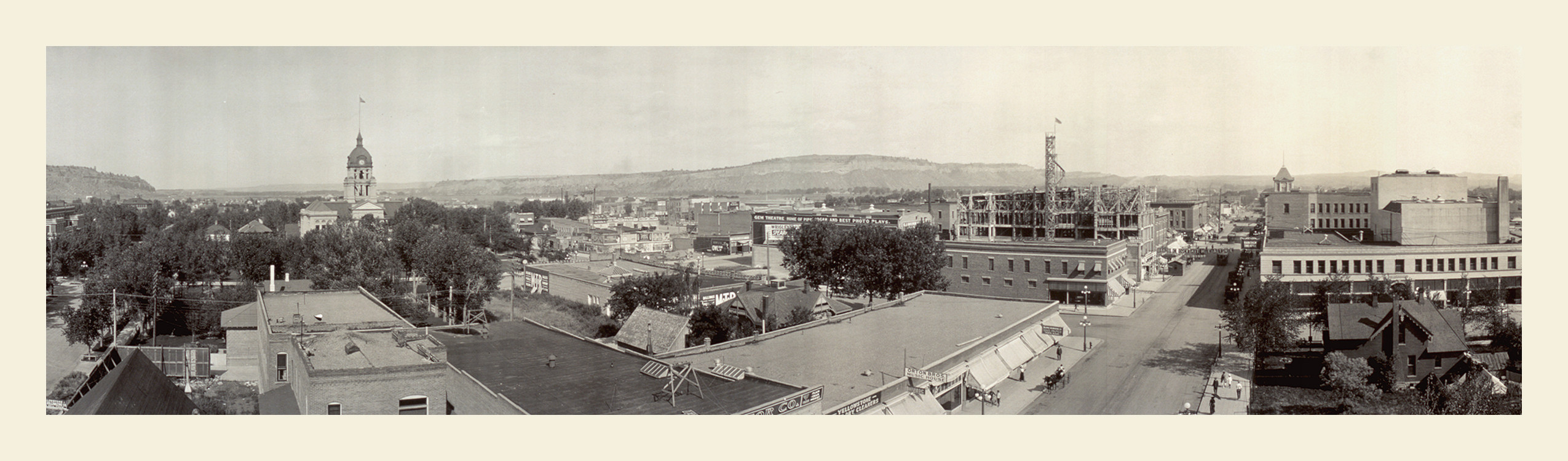 MT Panoramic view of Billings 1915 PHOTO, 1915 — historic image