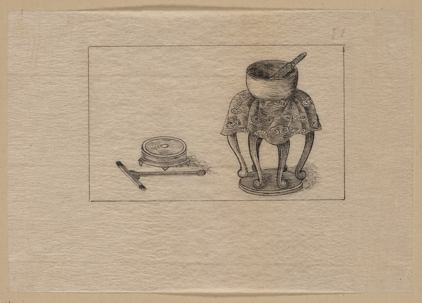 [Japanese drawing], 1750 — historic drawing