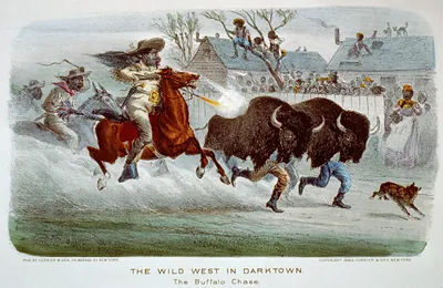 The wild west in darktown: the buffalo chase