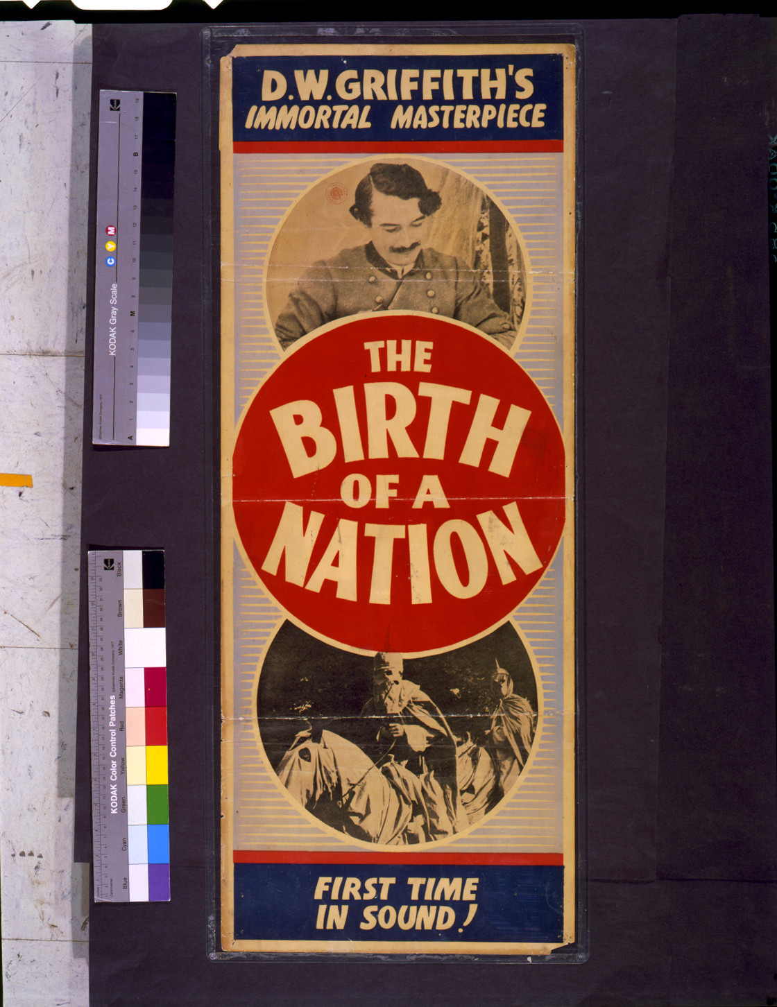 The Birth of a nation, D.W. Griffith's immortal masterpiece--First time in sound, [1936] — vintage poster