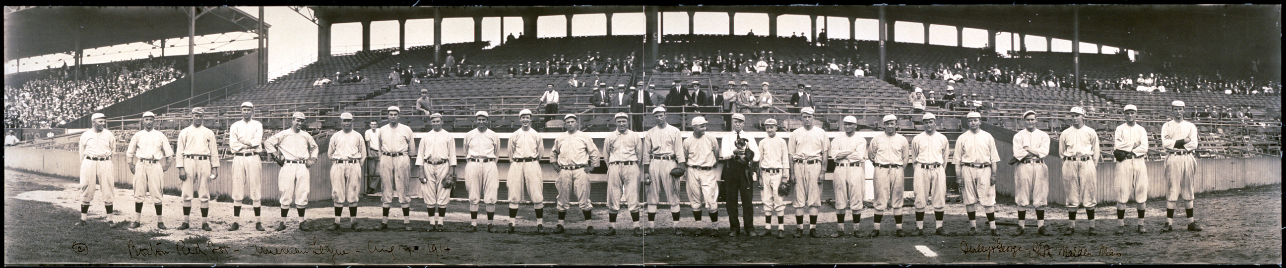 Boston Red Sox at Fenway Park, c, Massachusetts, 1914, 1914 — historic image