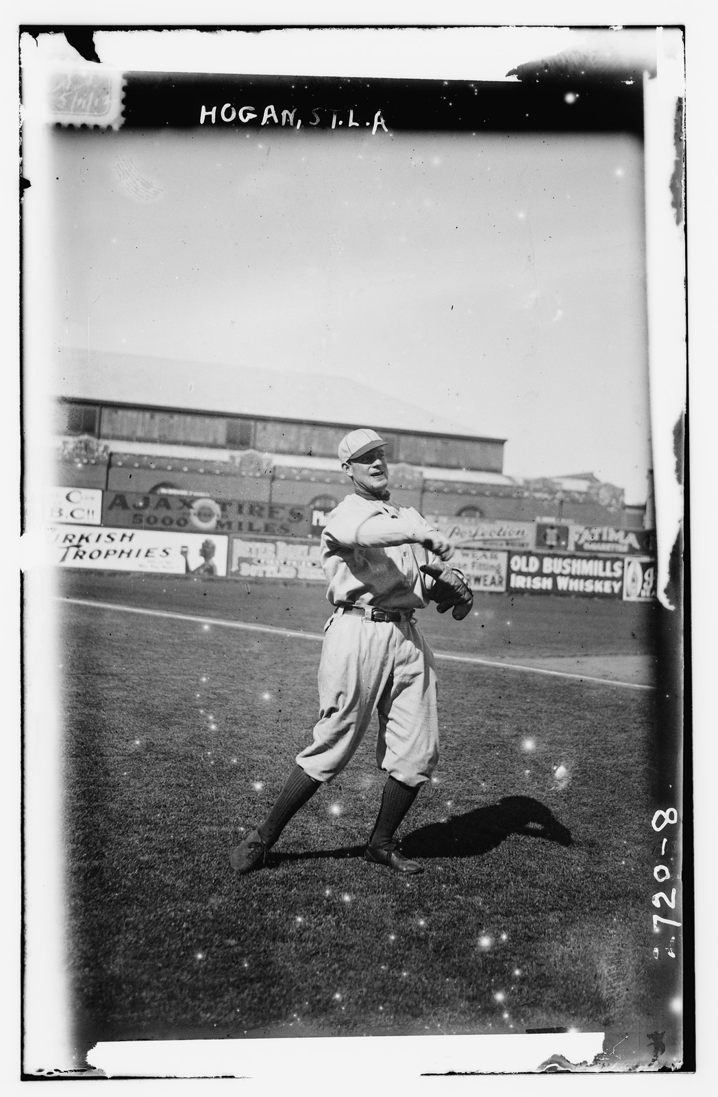 Willie Hogan, St. Louis AL, at Hilltop Park, NY (baseball), [1912] — historic photograph