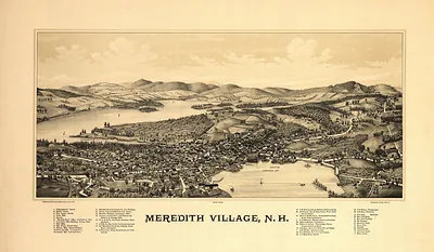Meredith Village, New Hampshire, 1889