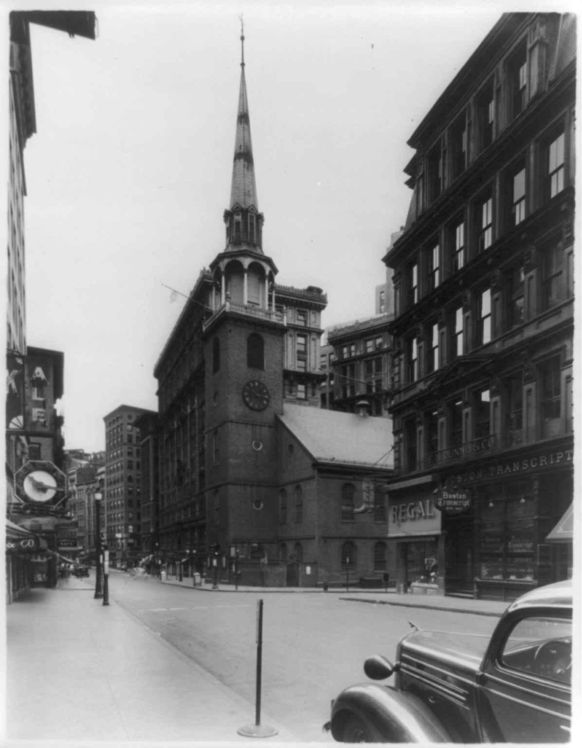 Old South Meeting House, Boston, [no date recorded on caption card] — historic photograph