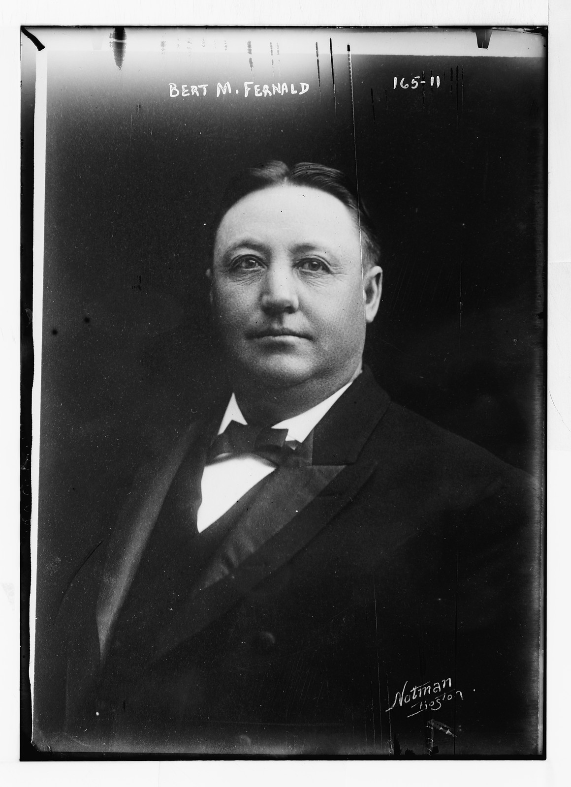 Bert M. Fernald, portrait bust, Notman, Boston / Notman, n/a — historic photograph