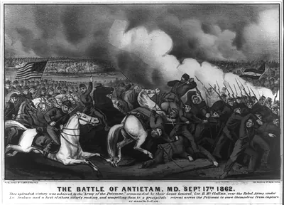 The battle of Antietam, Md. Sept. 17th 1862