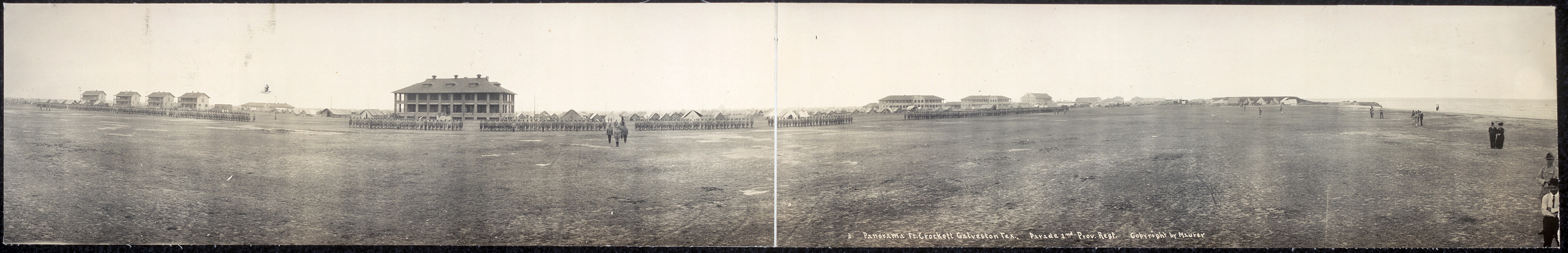 Ft. Crockett, Galveston Panorama, Texas, 1911, 1911 — historic image