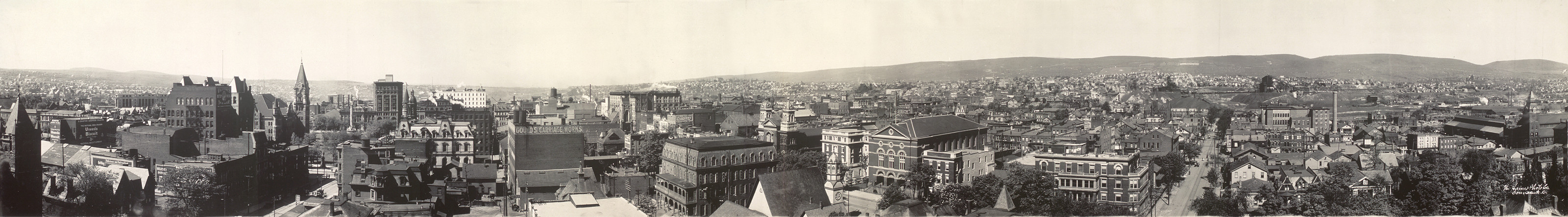 Panorama of Scranton, Pennsylvania, 1909, 1909 — historic image