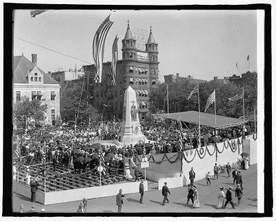 G.A.R. Monument unveiling