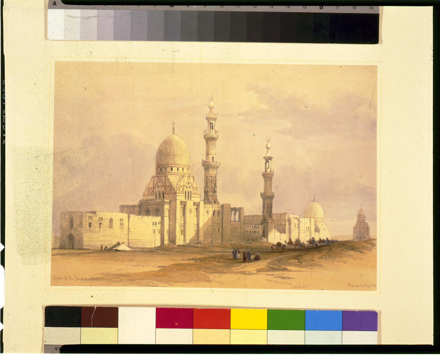 Tombs of the caliphs--Cairo / David Roberts, R.A., [published between 1846 and 1849] — antique lithograph