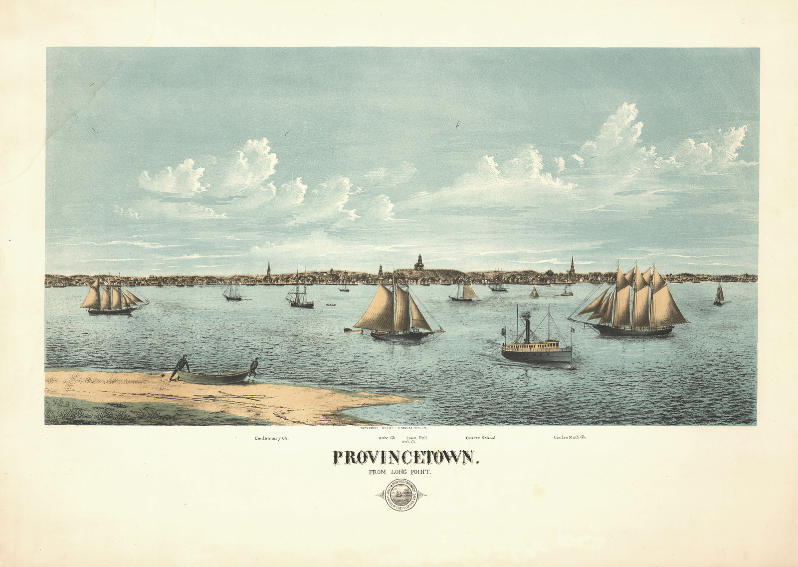 Provincetown from Long Point — historic image