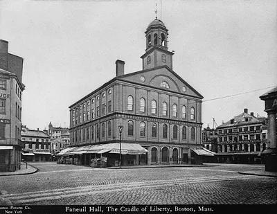 Faneuil Hall, The Cradle of Liberty, Boston, Mass.