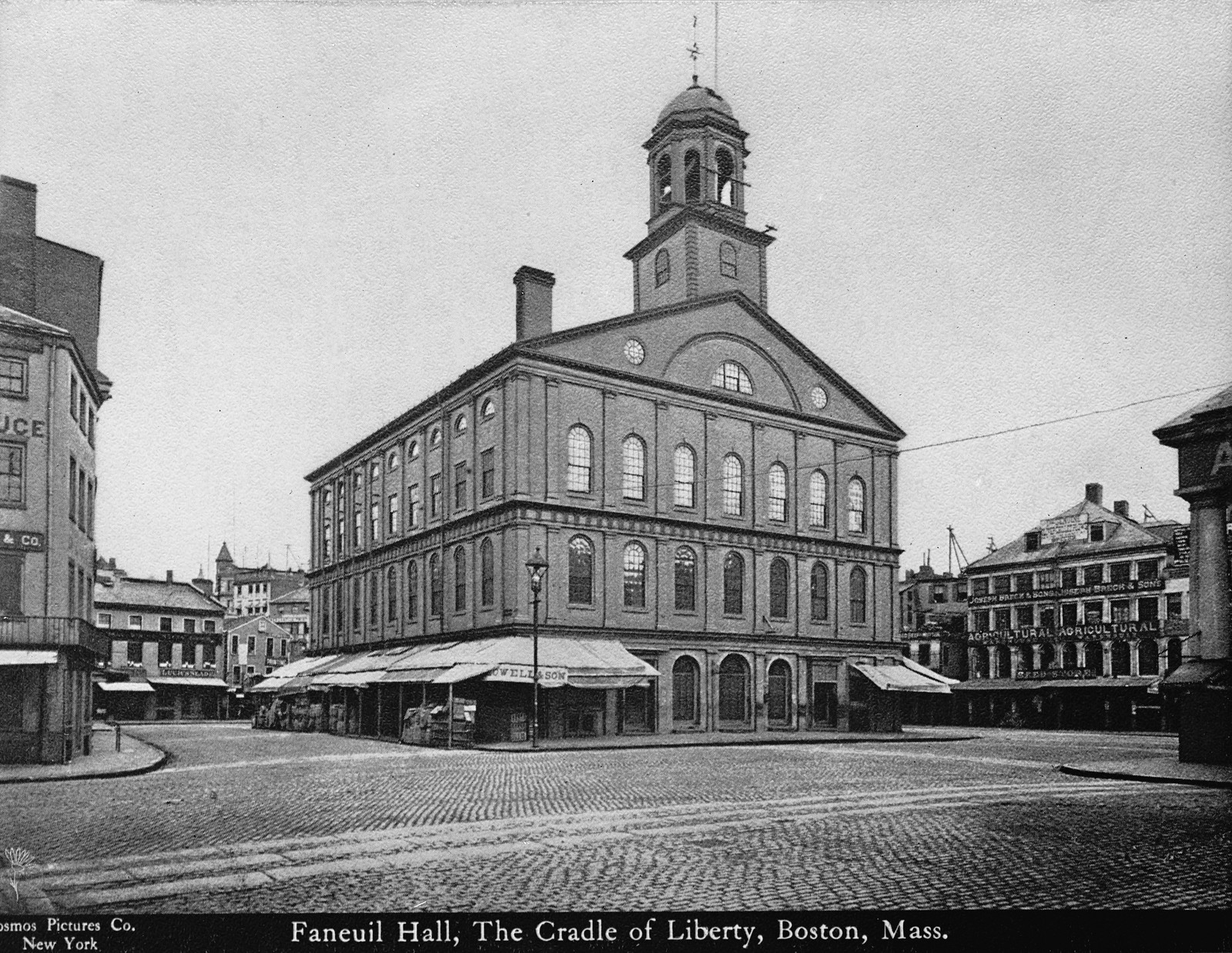 Faneuil Hall, The Cradle of Liberty, Boston, Mass. — historic image
