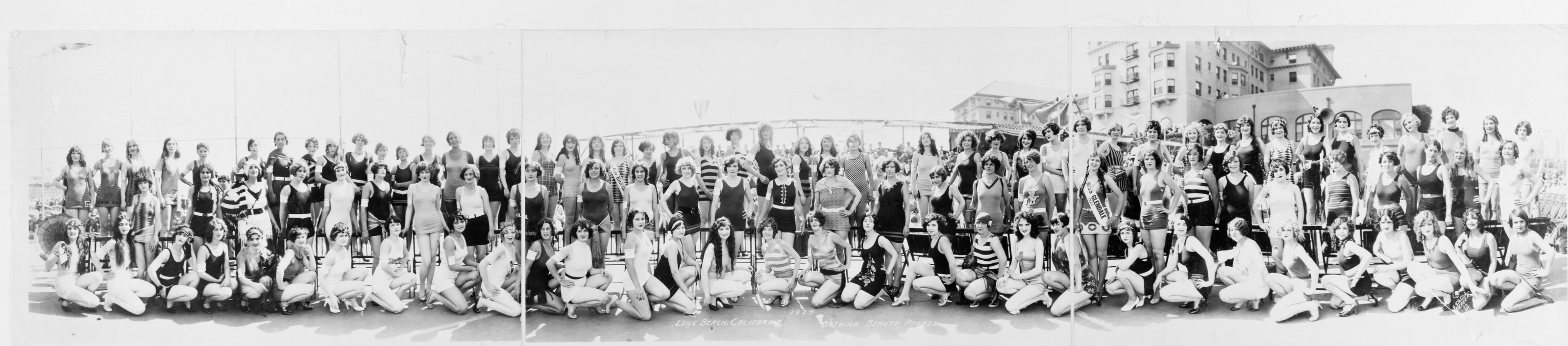 Long Beach, California, Bathing Beauty Parade, 1927, 1927 — historic photograph