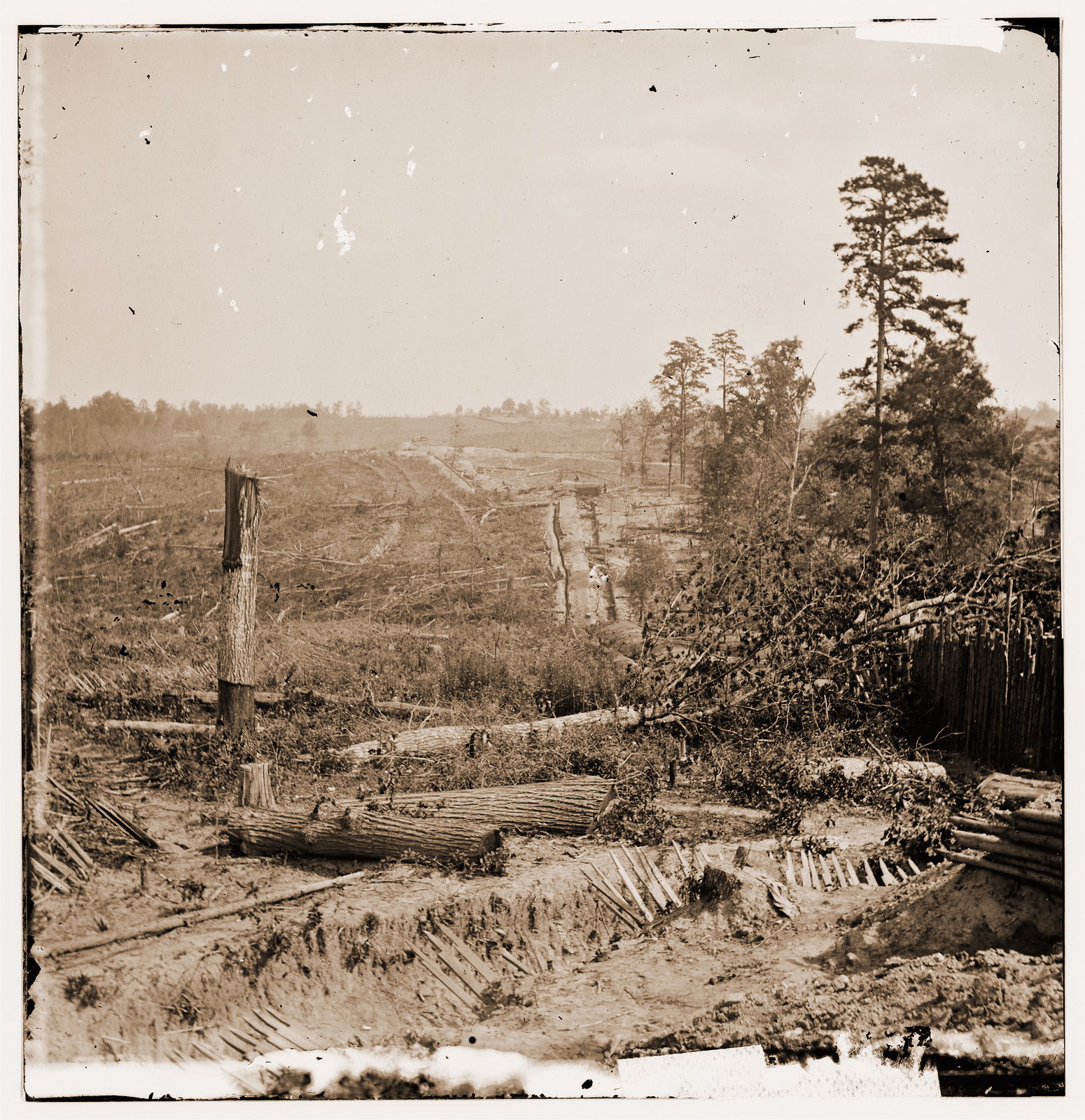 Atlanta Georgia. Fortifications, 1864 — historic photograph