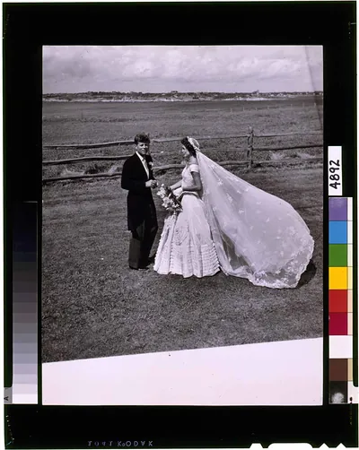 [Bouvier-Kennedy wedding portrait]
