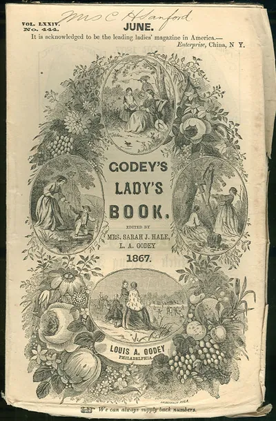 Godey's Lady's Book magazine cover, June 1867