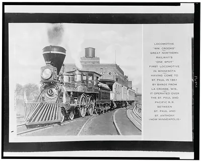 Locomotive "Wm. Crooks", Great Northern Railway's "One Spot