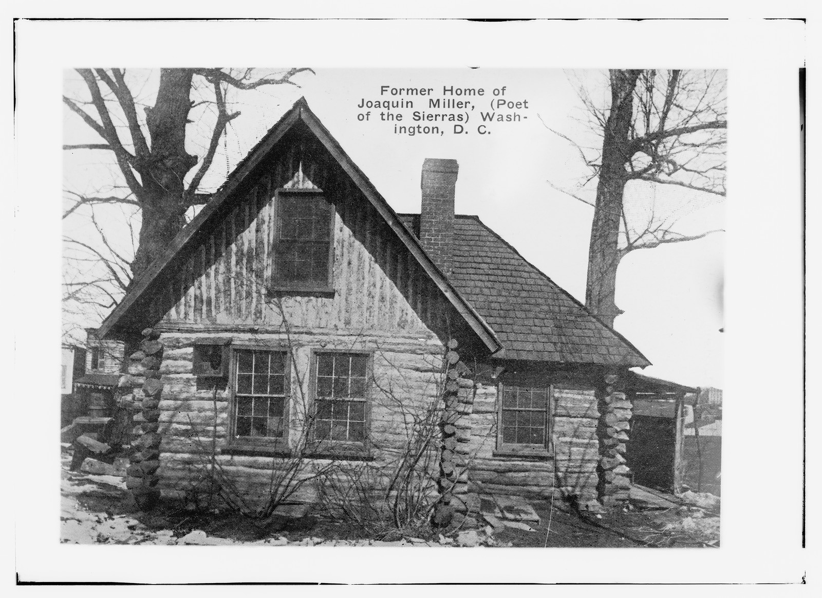 Former home of Joaquin Miller (poet), Wash., D.C., n/a — historic photograph