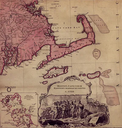 MA Cape Cod Thos Jefferys 1755