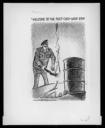 Welcome to the post-cold-war era" / Herblock."