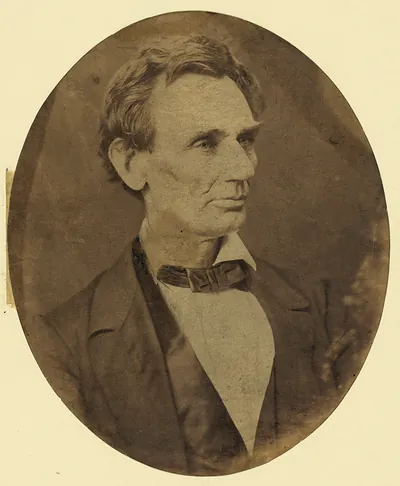 Abraham Lincoln, Head-And-Shoulders Portrait, Facing Slightly Right