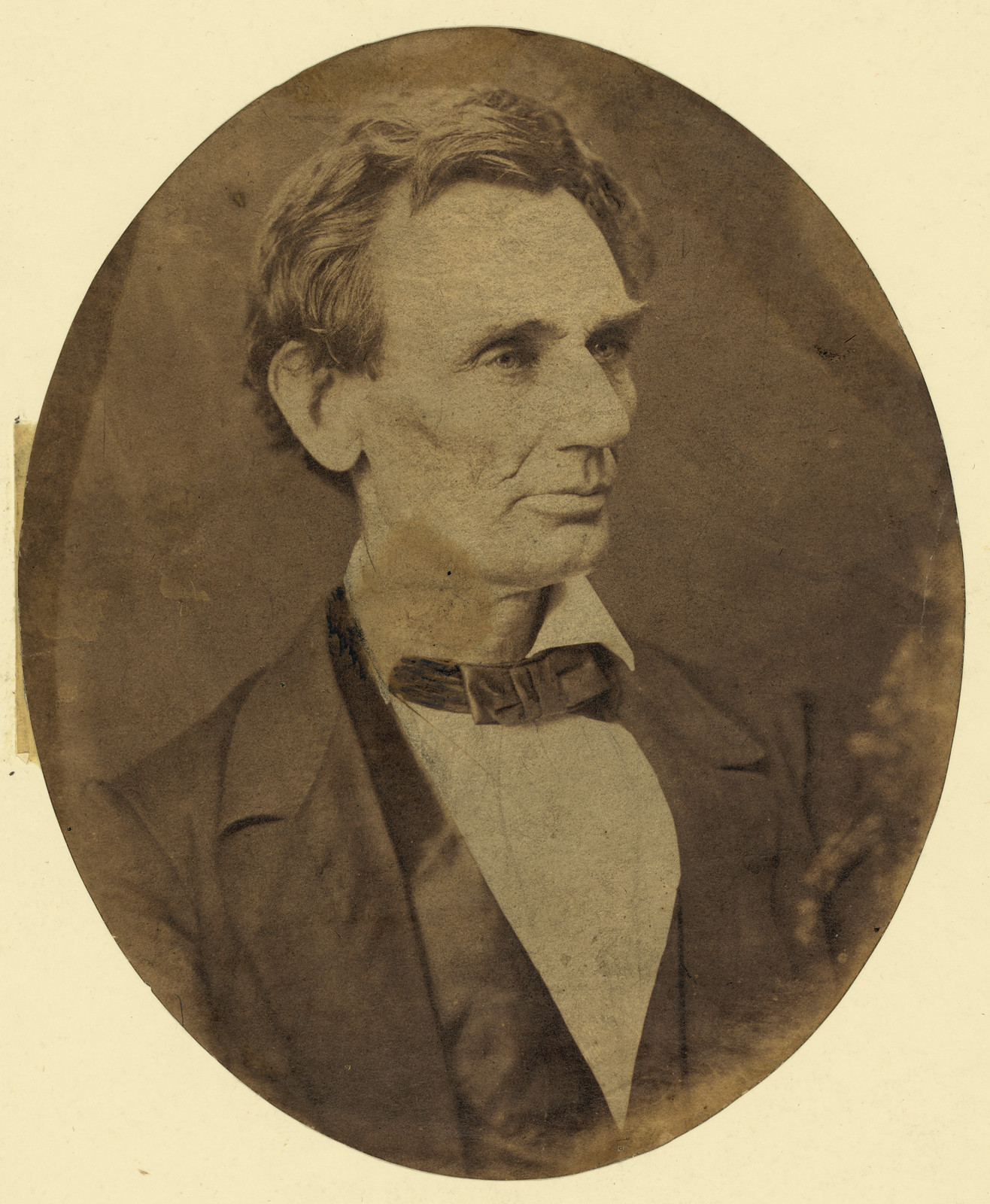 Abraham Lincoln, Head-And-Shoulders Portrait, Facing Slightly Right, June 3, 1860 — historic photograph