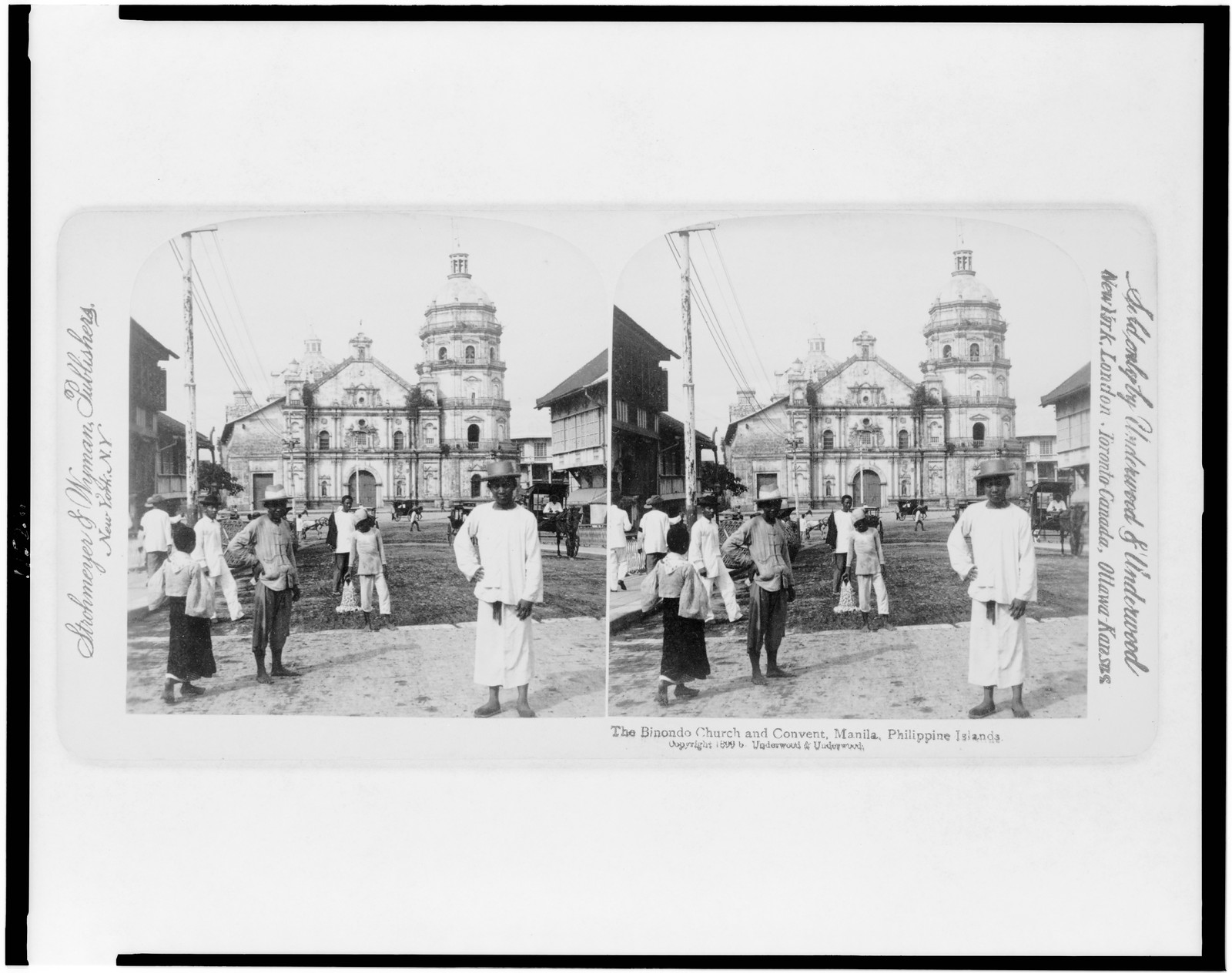 The Binondo church and convent, Manila, Philippine Islands, New York, N.Y. : Strohmeyer & Wyman, c1899. — historic photograph