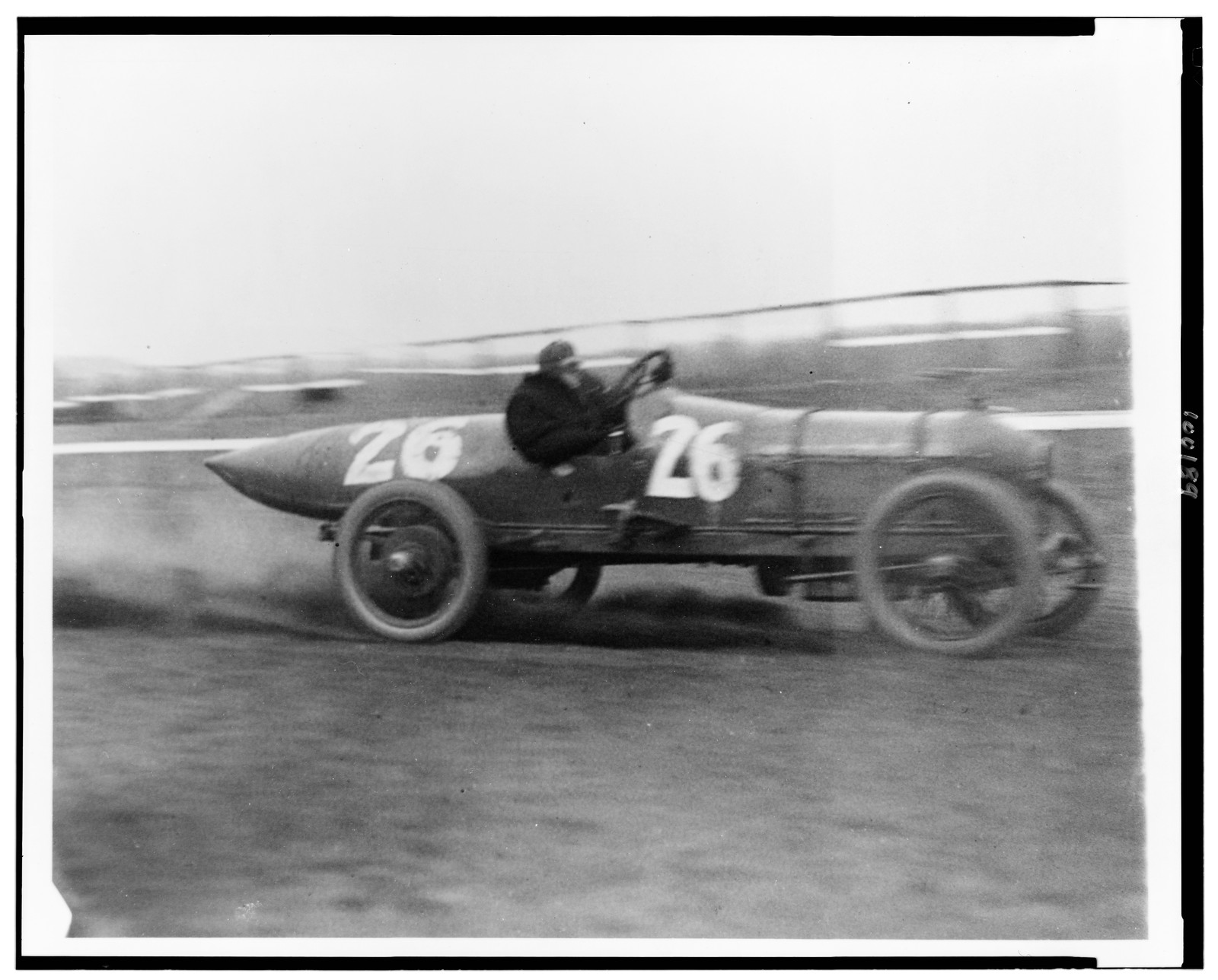 [Stutz Weightman Special no. 26 in race(?) on Benning race track, Washington, D.C., area], [1915(?)] — historic photograph