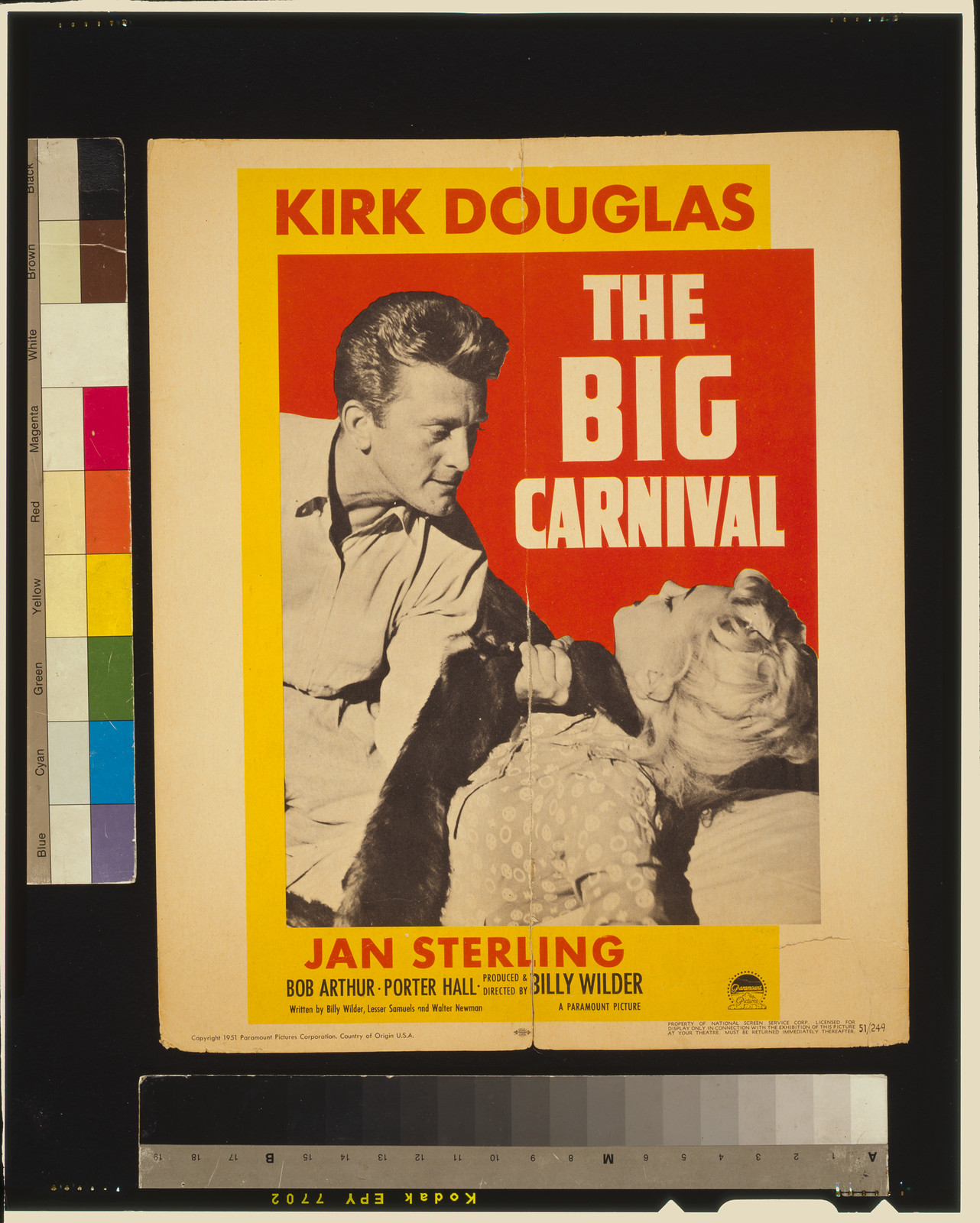 The big carnival, [S.l. : s.n.], c1951. — vintage poster