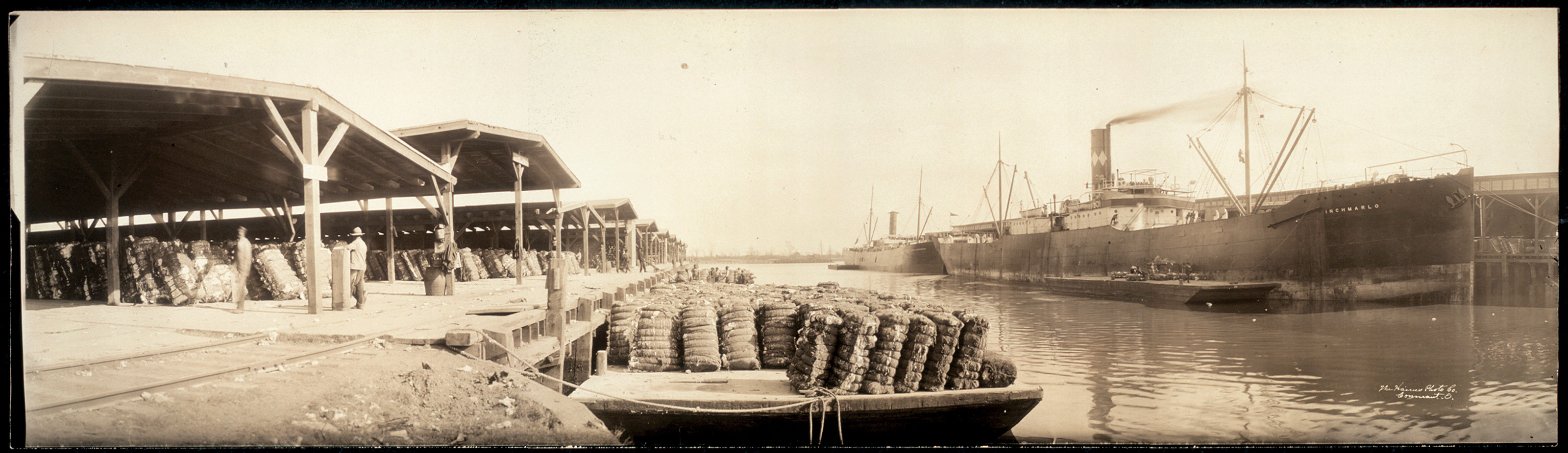 A Docks at Savannah, Georgia, 1909, 1909 — historic image