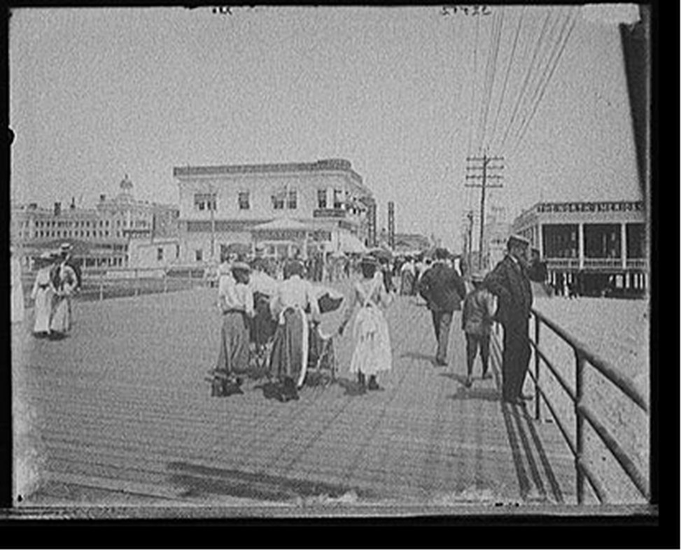 [Boardwalk, Atlantic City, N.J.], [between 1895 and 1910] — historic photograph