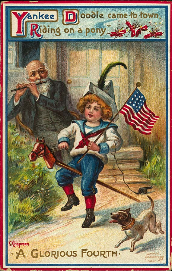 Yankee Doodle Came to Town, Riding on a Pony: A Glorious Fourth — historic image