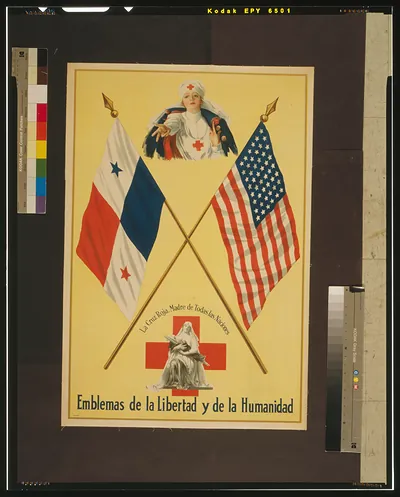 Emblemas de la libertad y de la humanidad La Cruz Roja, Madre de todas las naciones.
