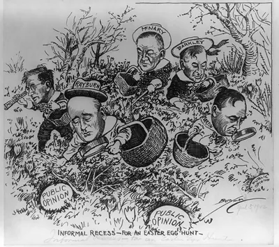 Informal recess -- for an Easter egg hunt