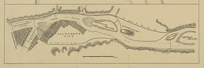 Ohio River - Davis Island dam, plate no. 1