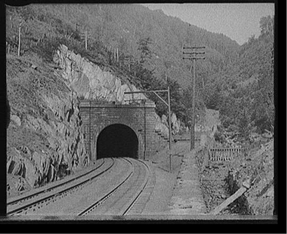 [East portal, Hoosac Tunnel, Florida, Mass.], [between 1900 and 1910] — historic photograph
