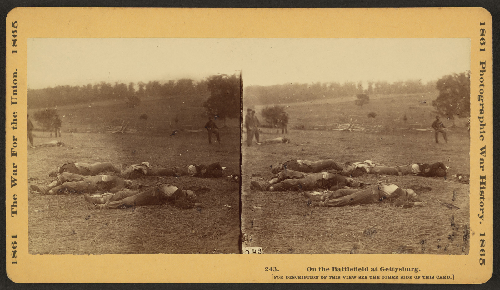 On the Battlefield at Gettysburg — historic image