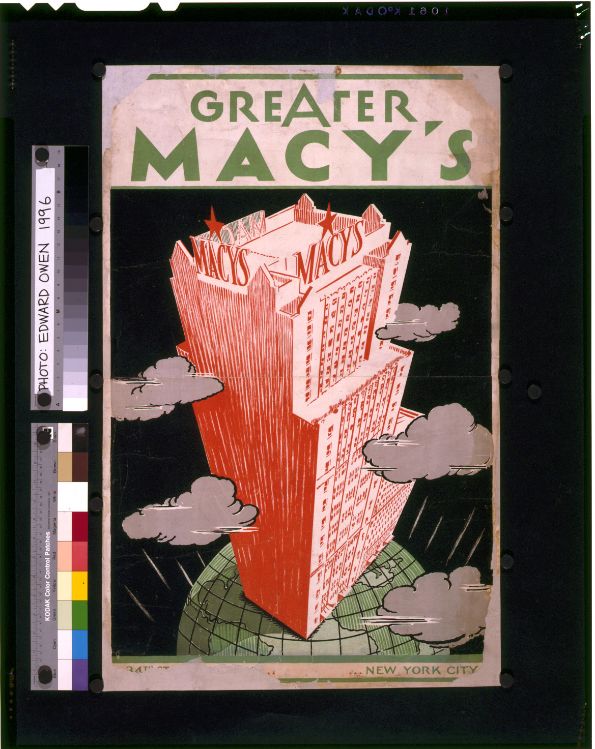 Greater Macy's 34th St[reet ...] New York City, [between ca. 1926 and 1928] — vintage poster