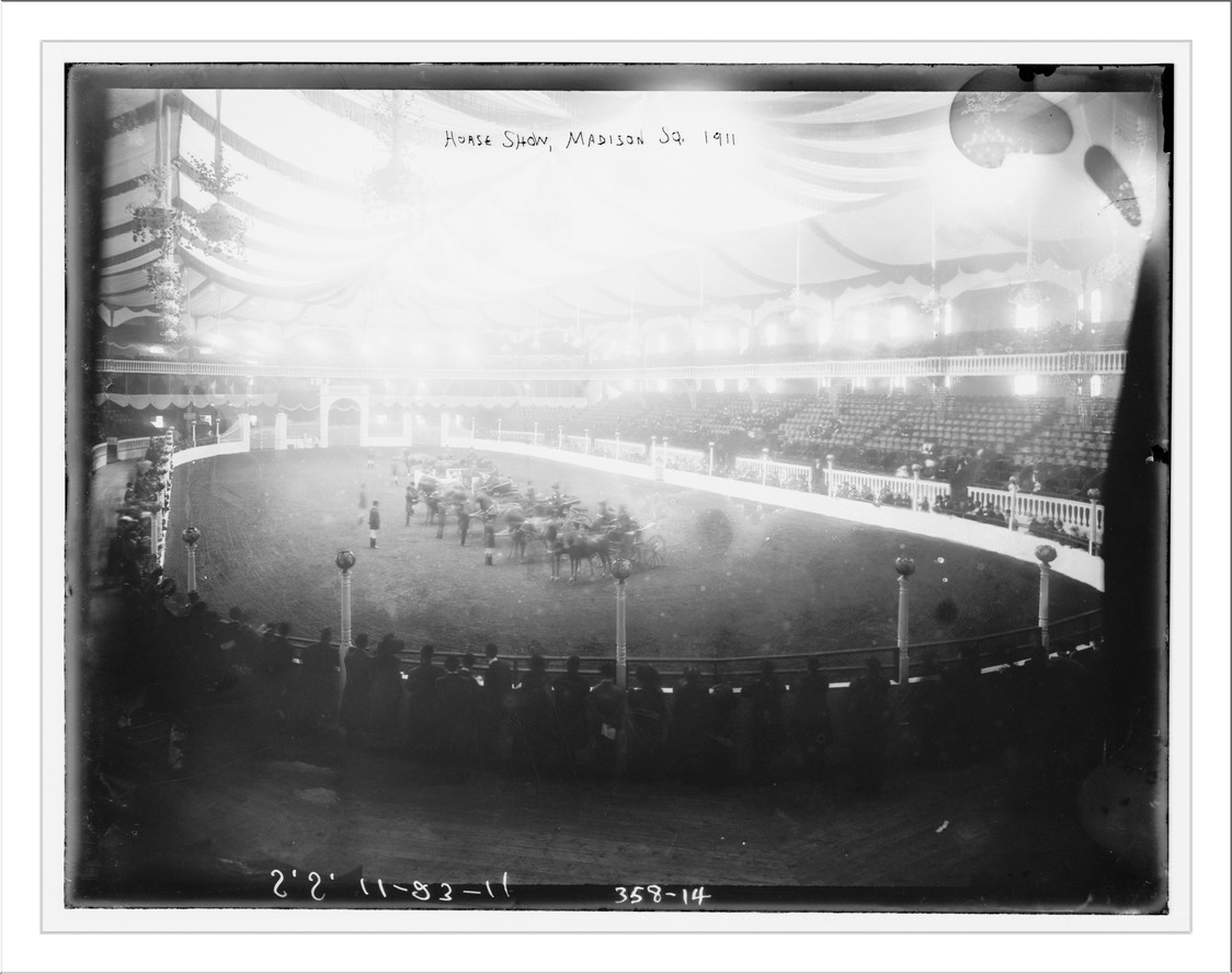 Horse Show, Madison Sq., 1911 — historic photograph