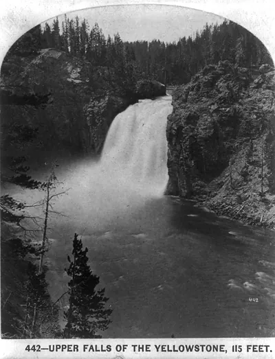 Upper Falls of the Yellowstone, 115 Feet