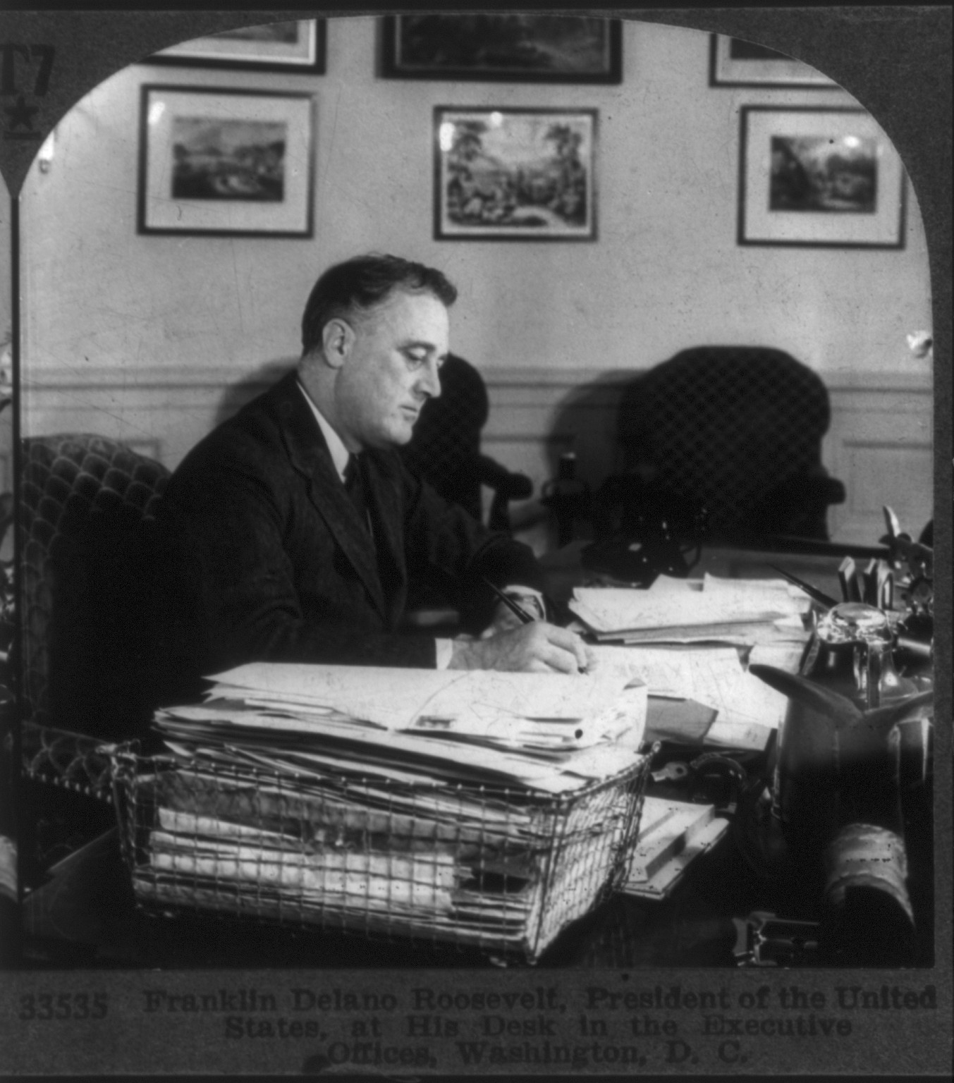 Franklin Delano Roosevelt, c1935 April 13. — historic photograph